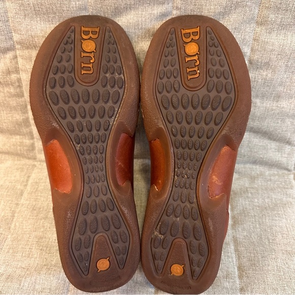 Born Oxford Mens 11 US 45 EU Brown Leather Two Tone Shoes Lace Up Casual - Picture 11 of 13